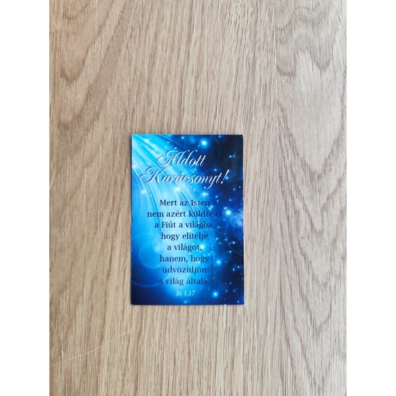 Mert az Isten nem azért... – Minikártya csomag, karácsonyi