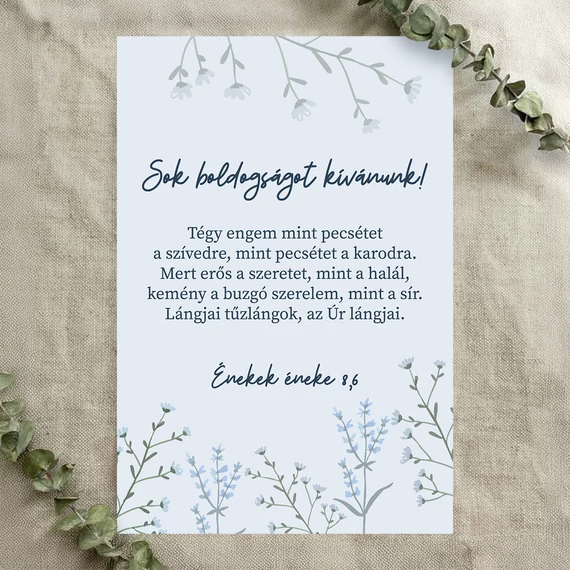 Tégy engem, mint pecsétet – képeslap csomag (10 db) – esküvő