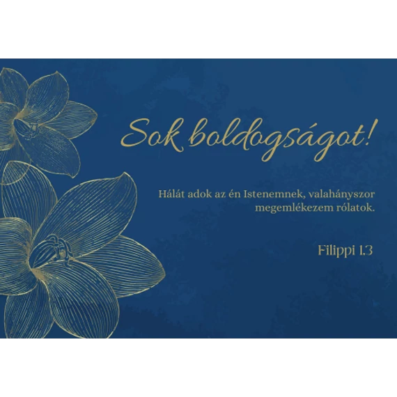 Hálát adok az én Istenemnek – képeslap csomag (10 db) – esküvő