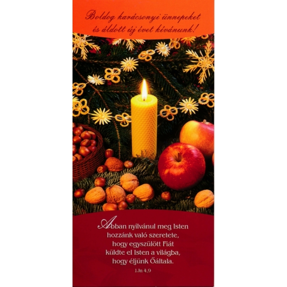 Abban nyilvánul meg Isten hozzánk való szeretete... – Karácsonyi borítékos képeslap