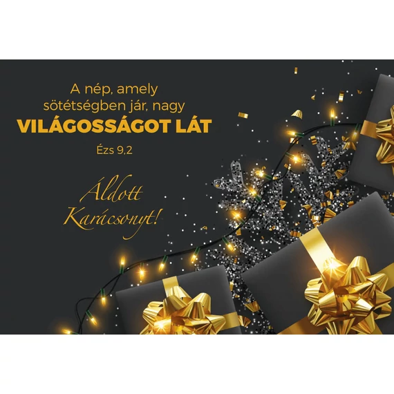A nép, amely sötétségben jár... – Karácsonyi képeslap csomag