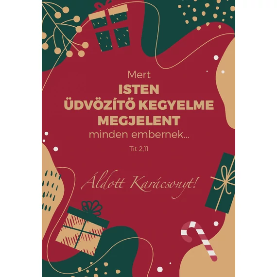 Mert Isten üdvözítő kegyelme... – Karácsonyi képeslap csomag