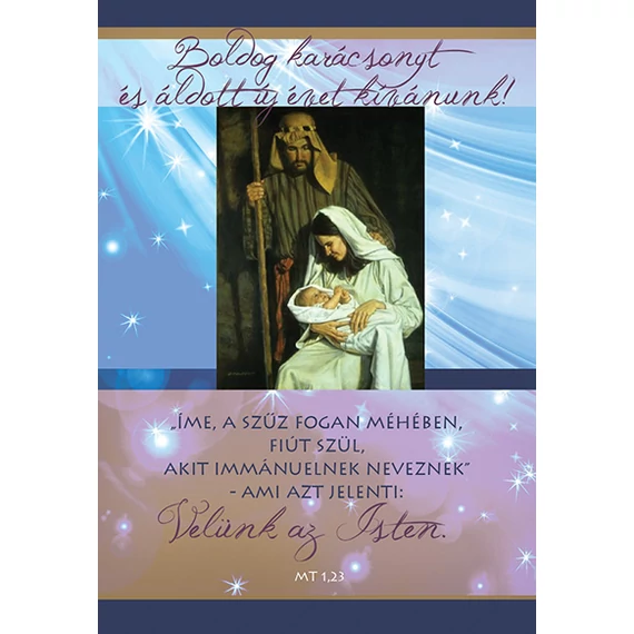 Íme, a szűz fogan méhében... – Karácsonyi képeslap csomag