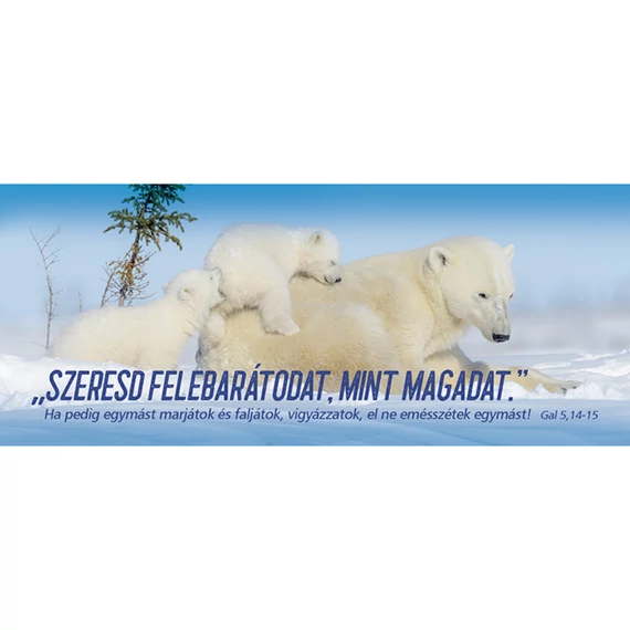 Szeresd felebarátodat, mint magadat... – Könyvjelző csomag (KJ-K10)