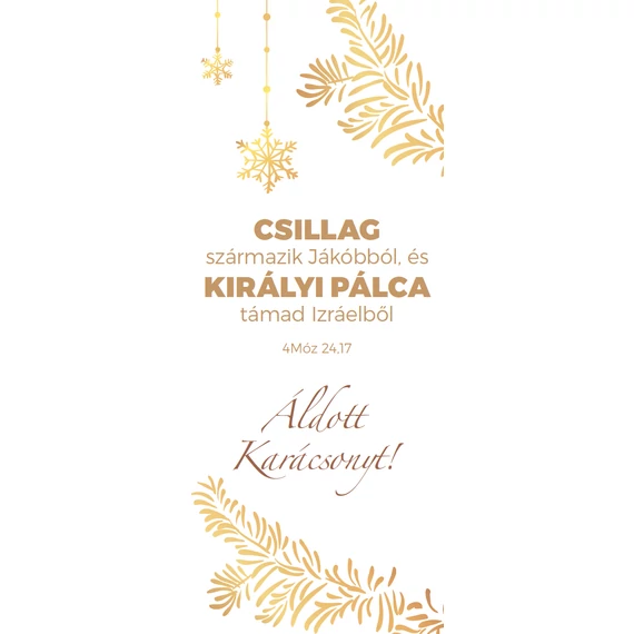Csillag származik Jákóbból... – Karácsonyi könyvjelző csomag