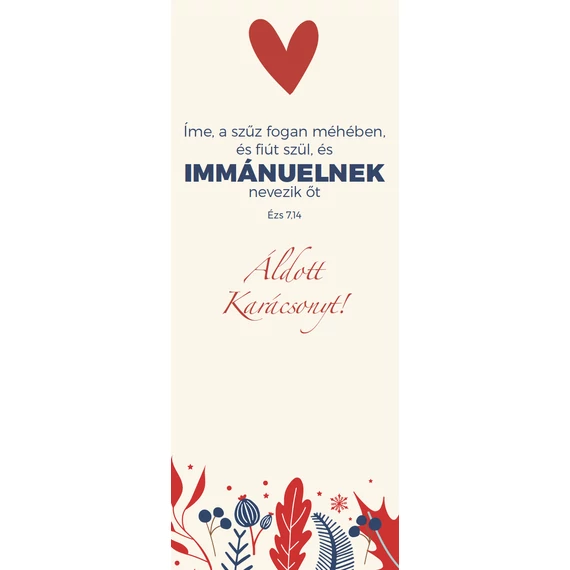 Íme, a szűz fogan méhében... – Karácsonyi könyvjelző csomag