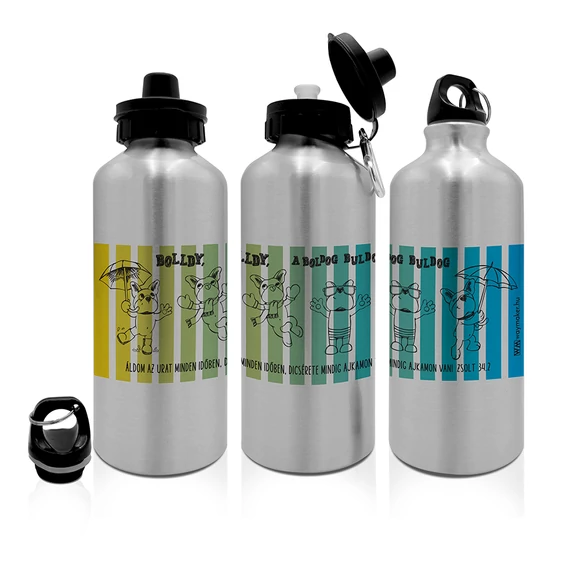 Bolldy, a boldog bulldog – kulacs – „Áldom az Urat minden időben…”