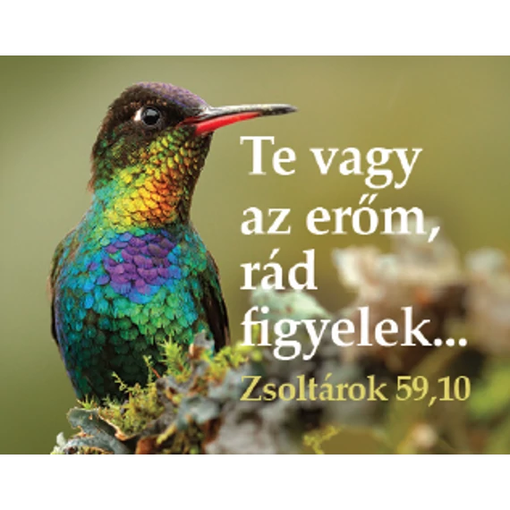 Te vagy az erőm, rád figyelek... – Kulcstartó