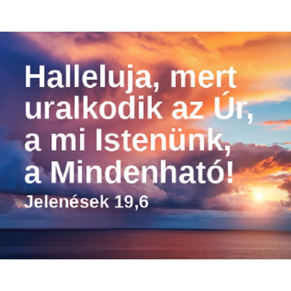 Halleluja, mert uralkodik az Úr... – Kulcstartó