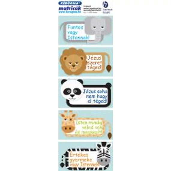 Matrica (1511) – Elefánt – Fontos vagy Istennek!