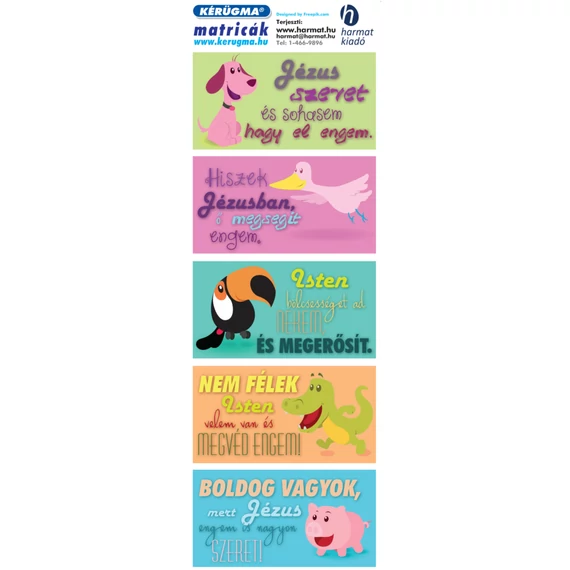 Matrica (1521) – Kutya – Jézus szeret...