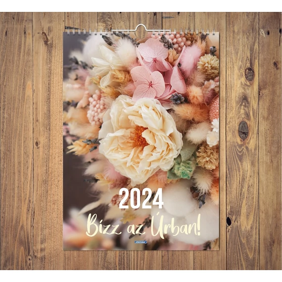 Falinaptár 2024 – nagy, spirál – Bízz az Úrban!