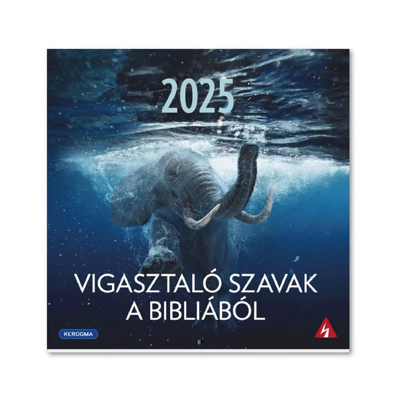 Falinaptár 2025 – kis négyzetes, tűzött, állatos – Vigasztaló szavak a Bibliából