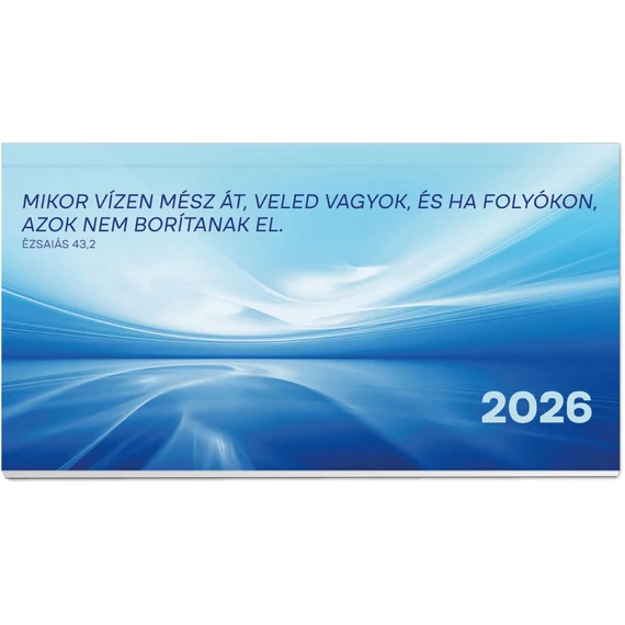 2026 Zsebnaptár – kék