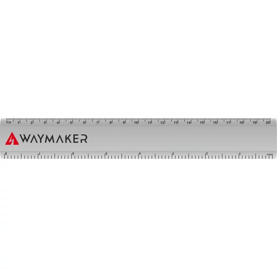 Waymaker – fém vonalzó, 20 cm