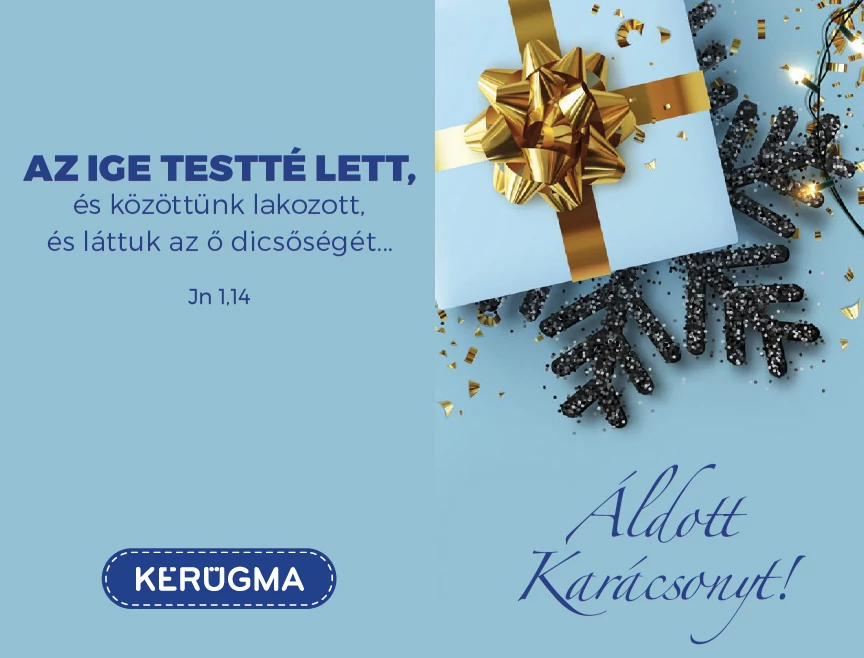 Az Ige testté lett... – Karácsonyi, kétoldalas ajándékkísérő kártya csomag