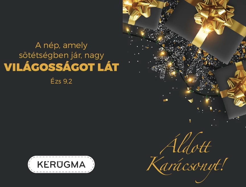 A nép, amely sötétségben jár... – Karácsonyi, kétoldalas ajándékkísérő kártya csomag