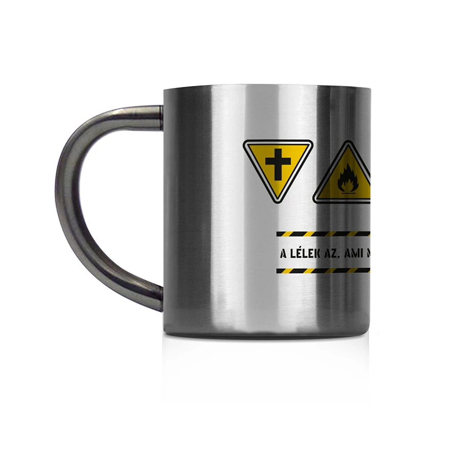 „A Lélek az, ami megelevenít…” – fémbögre, kisméretű