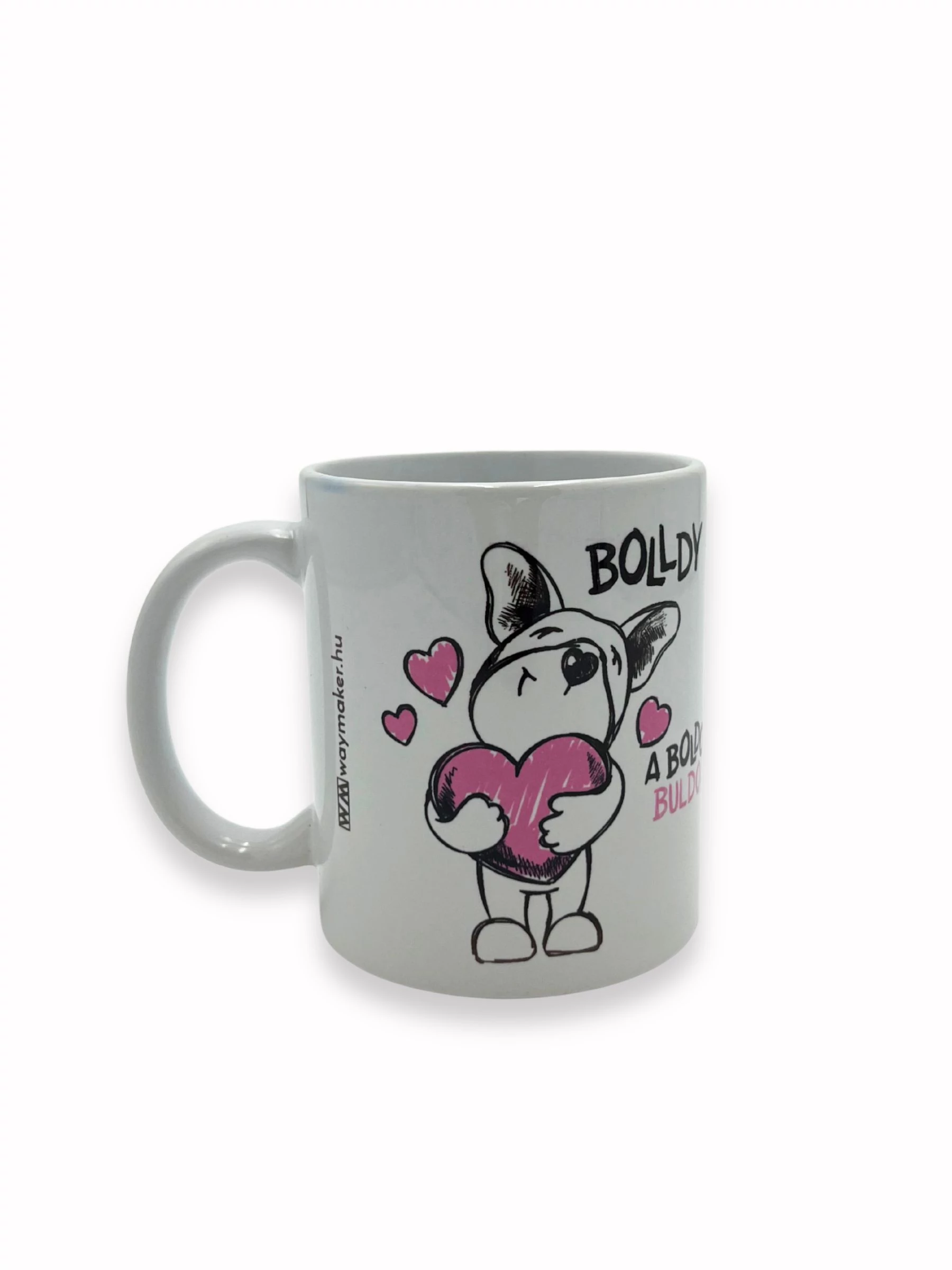 A szeretet soha nem fogy el – Bolldy, a boldog bulldog – bögre