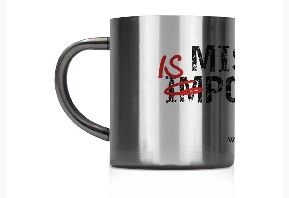 „MISSION IS POSSIBLE” – fémbögre, középméretű