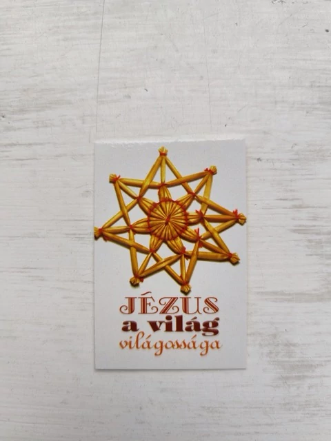 Jézus a világ világossága – Minikártya csomag, karácsonyi