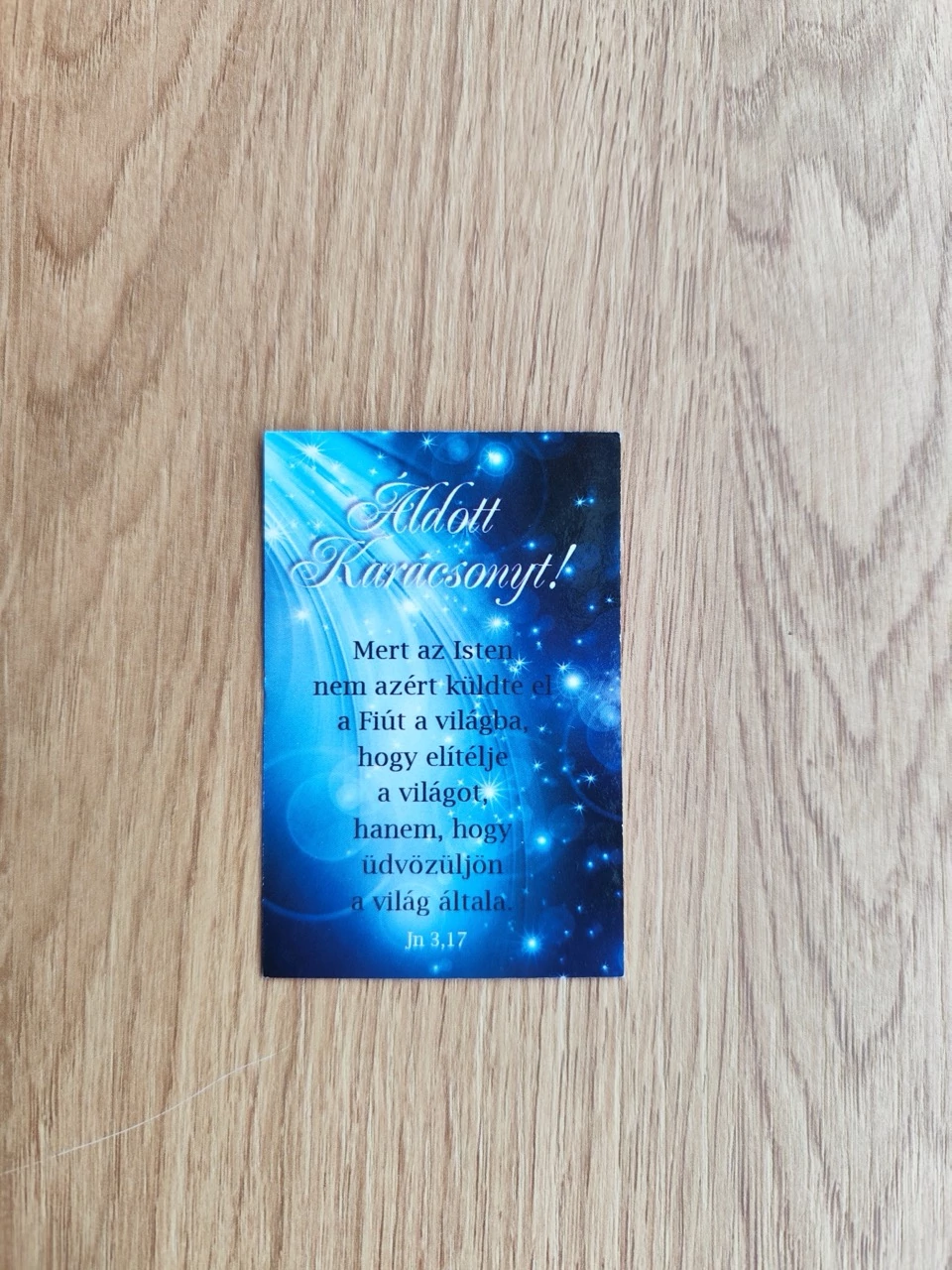 Mert az Isten nem azért... – Minikártya csomag, karácsonyi