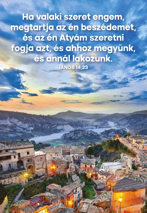 Képeslapcsomag, vegyes (álló) – Jézus ígéretei János evangéliumából – 14 db/csomag