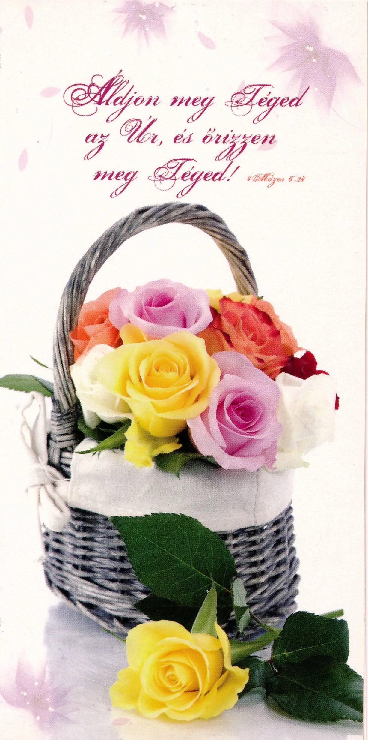 Áldjon meg téged az Úr, és őrizzen meg téged! – Borítékos képeslap