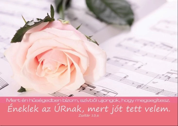 ...Éneklek az Úrnak, mert jót tett velem – Képeslap csomag (KE-T16)