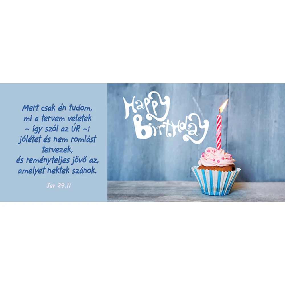 Mert csak én tudom, mi a tervem veletek... (születésnap) – Könyvjelző csomag (KJ-K06)
