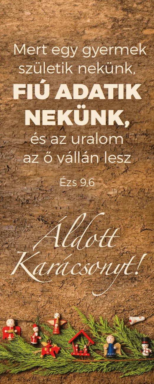 Mert egy gyermek születik nekünk... – Karácsonyi könyvjelző csomag