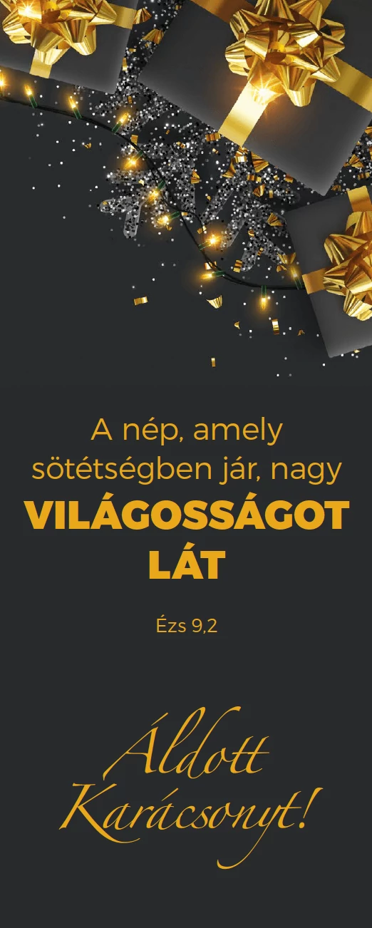 A nép, amely sötétségben jár... – Karácsonyi könyvjelző csomag