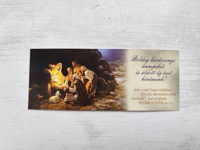 Íme, a szűz fogan méhében... – Karácsonyi könyvjelző csomag