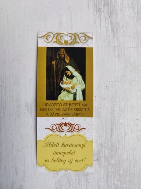 Üdvözítő született ma nektek... – Karácsonyi könyvjelző csomag