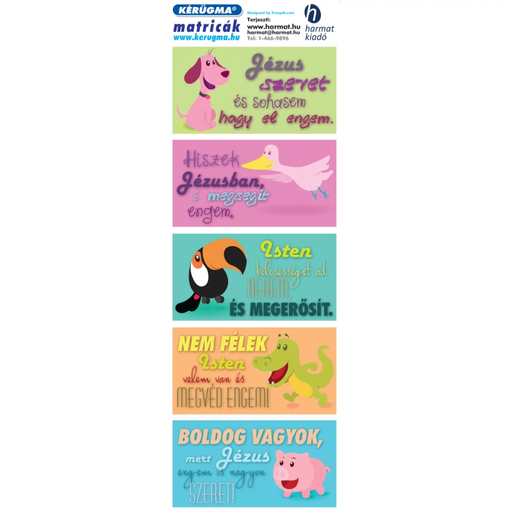 Matrica (1521) – Kutya – Jézus szeret...