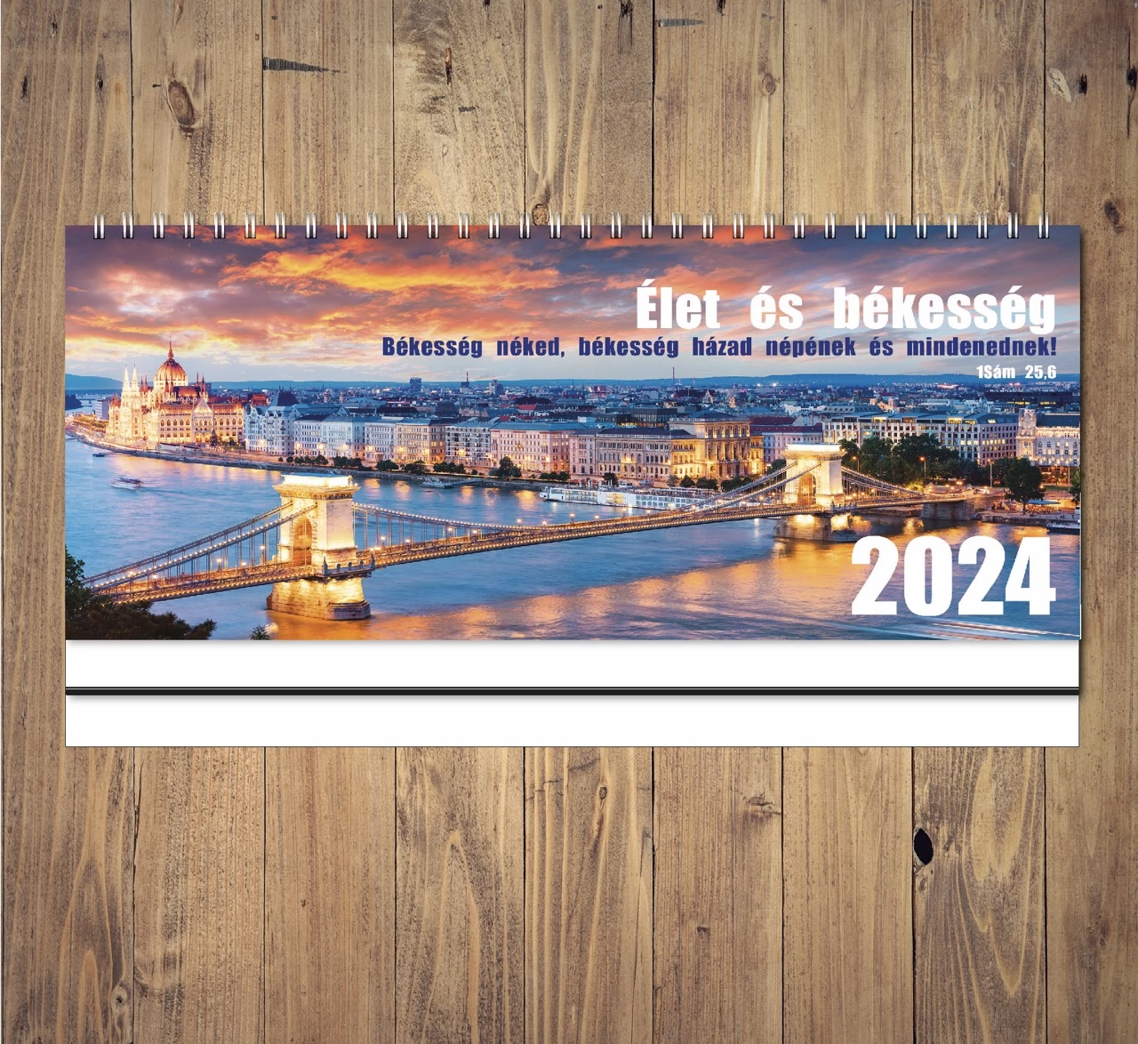 Asztali naptár 2024 – közepes – Élet és békesség