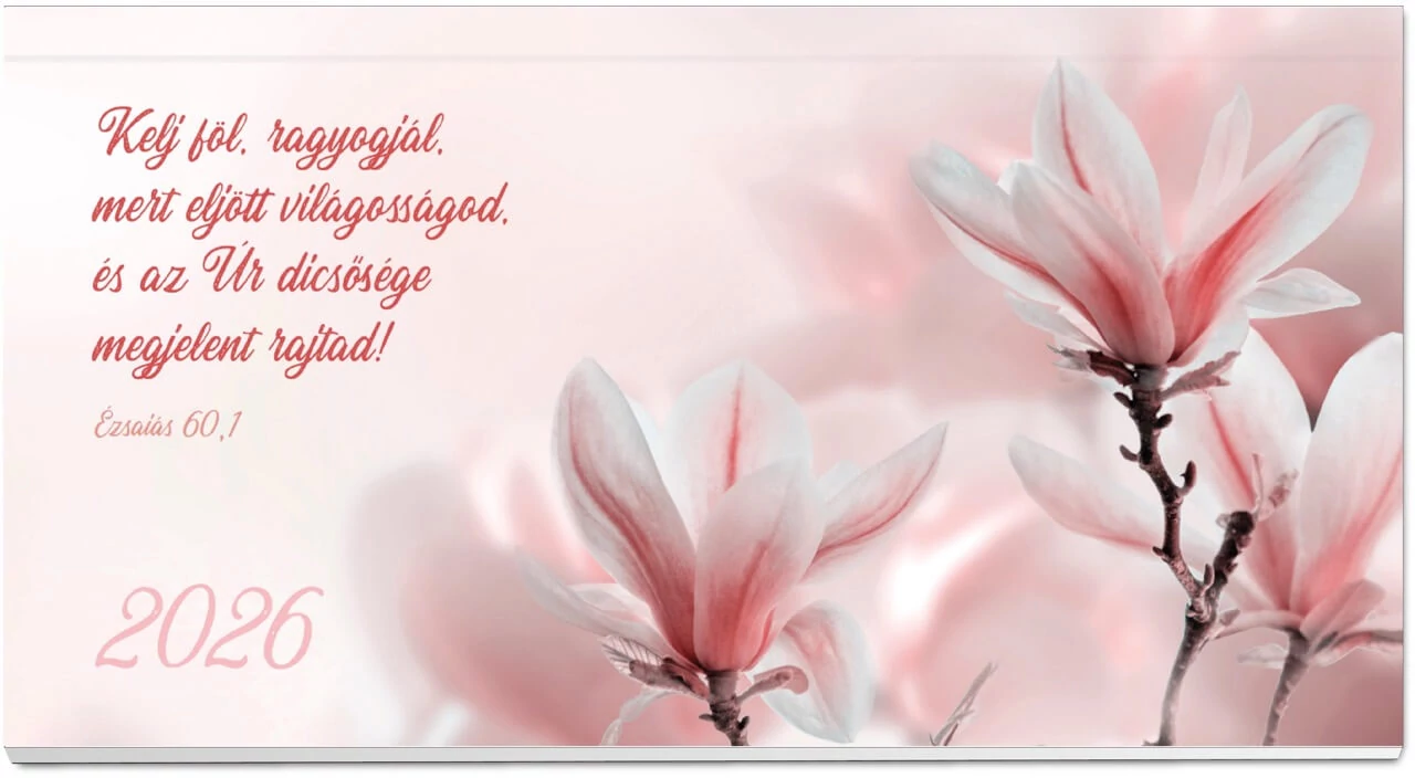 2026 Zsebnaptár – virág